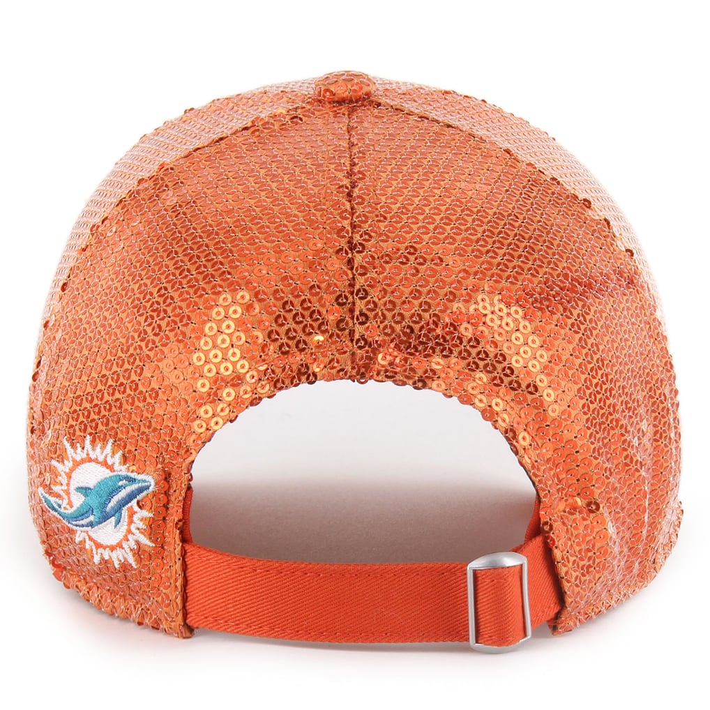  Miami Dolphins '47 Women's Dazzle Clean Up Adjustable Hat - Orange